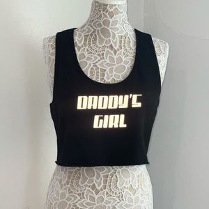 NWOT Large reflective sweater tank top from Poster Grl.